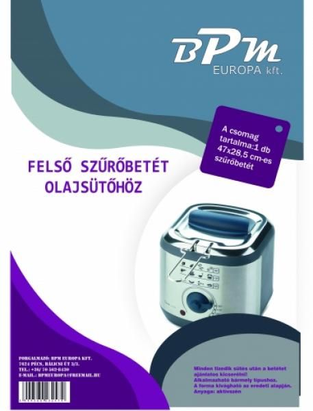 UNIVERZÁLIS FRITŐZ FILTER