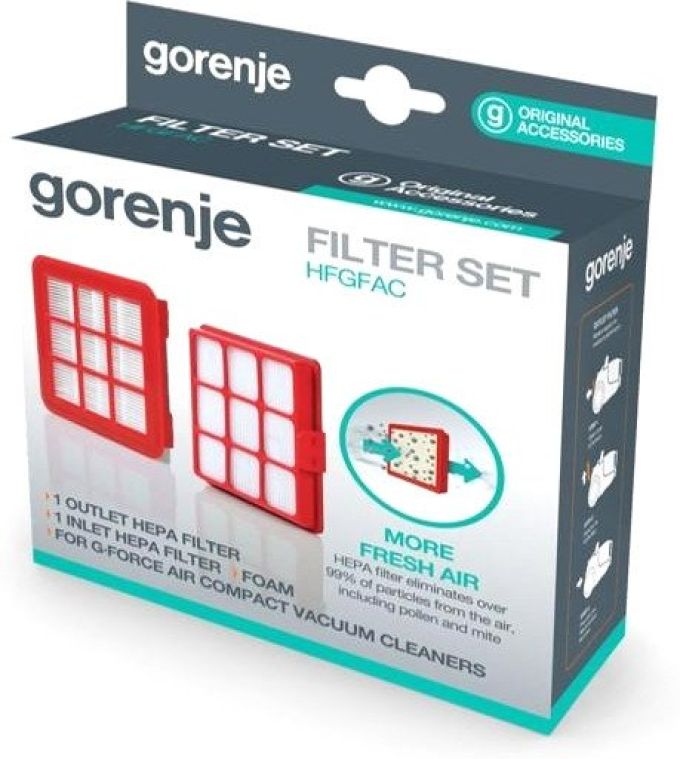 GORENJE VCEA01GACWCY / HFGFAC PORSZÍVÓ HEPA FILTER/SZŰRŐ KÉSZLET 732742
