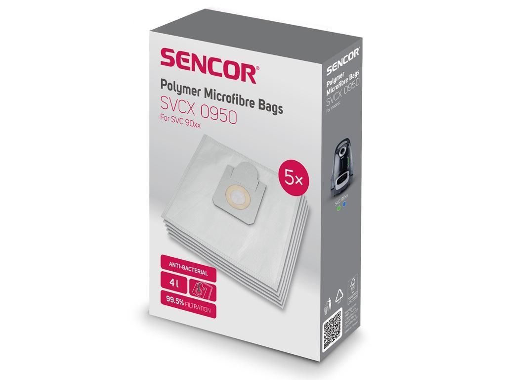 Sencor SVC 9000BK / SVC 9050BL Gyári Mikroszálas Porzsák | SVCX 0950